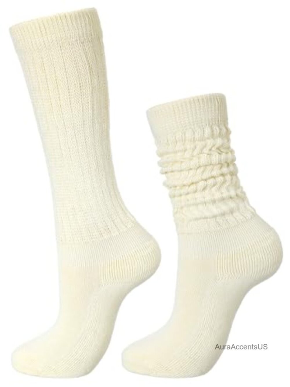 Slouch Socks Scrunch Retro Women's Size 9-11 Polyester Spandex